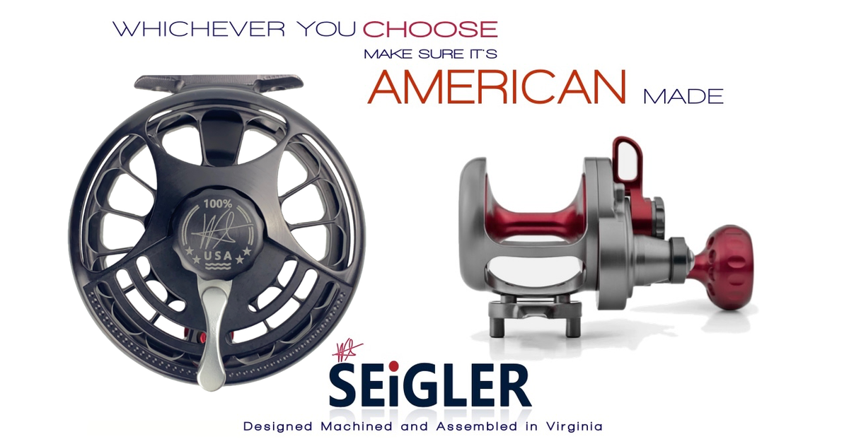 Seigler Reel SG Smoke w/ Red Accents LH 