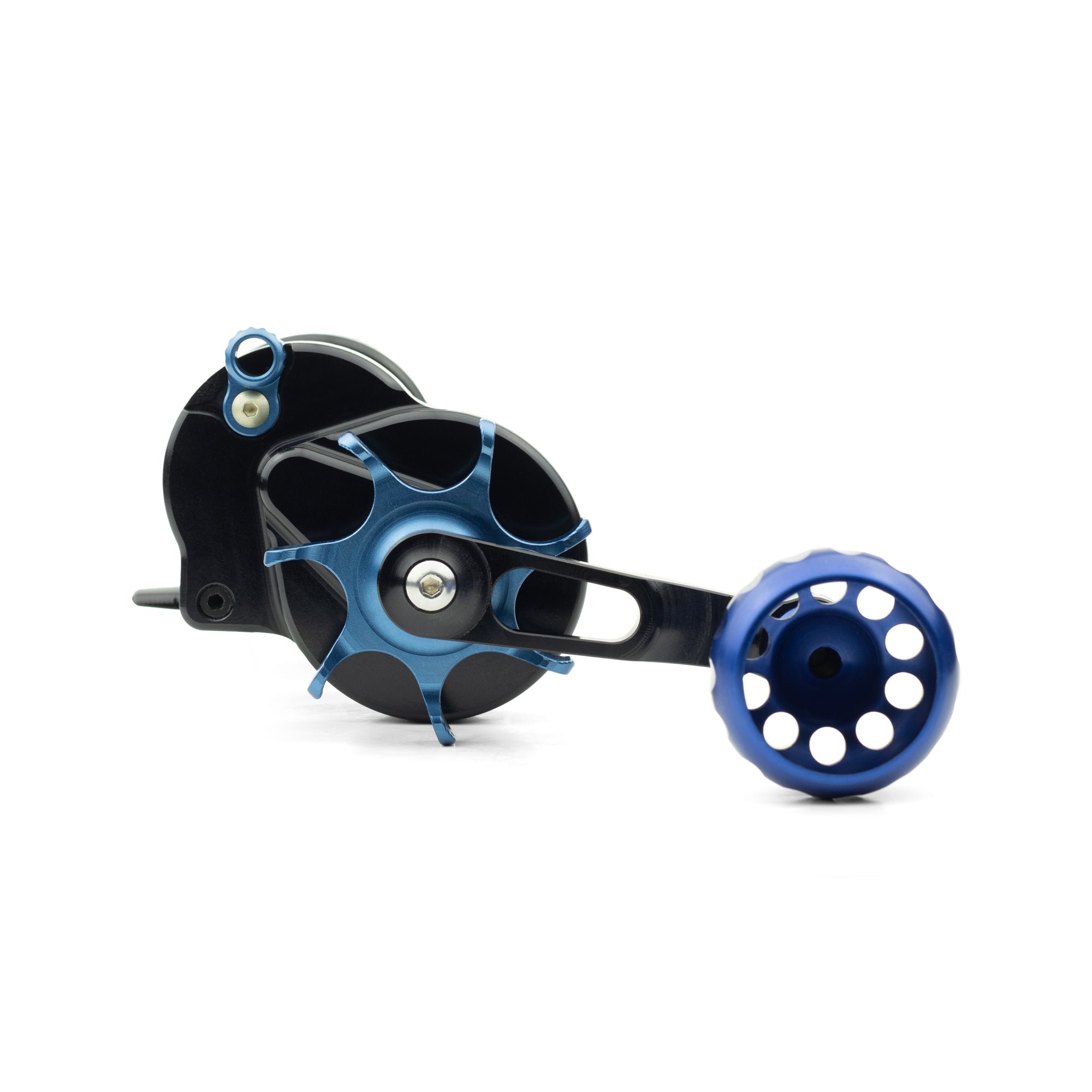 Seigler SF Small Fly Reel in Silver with Blue Accents